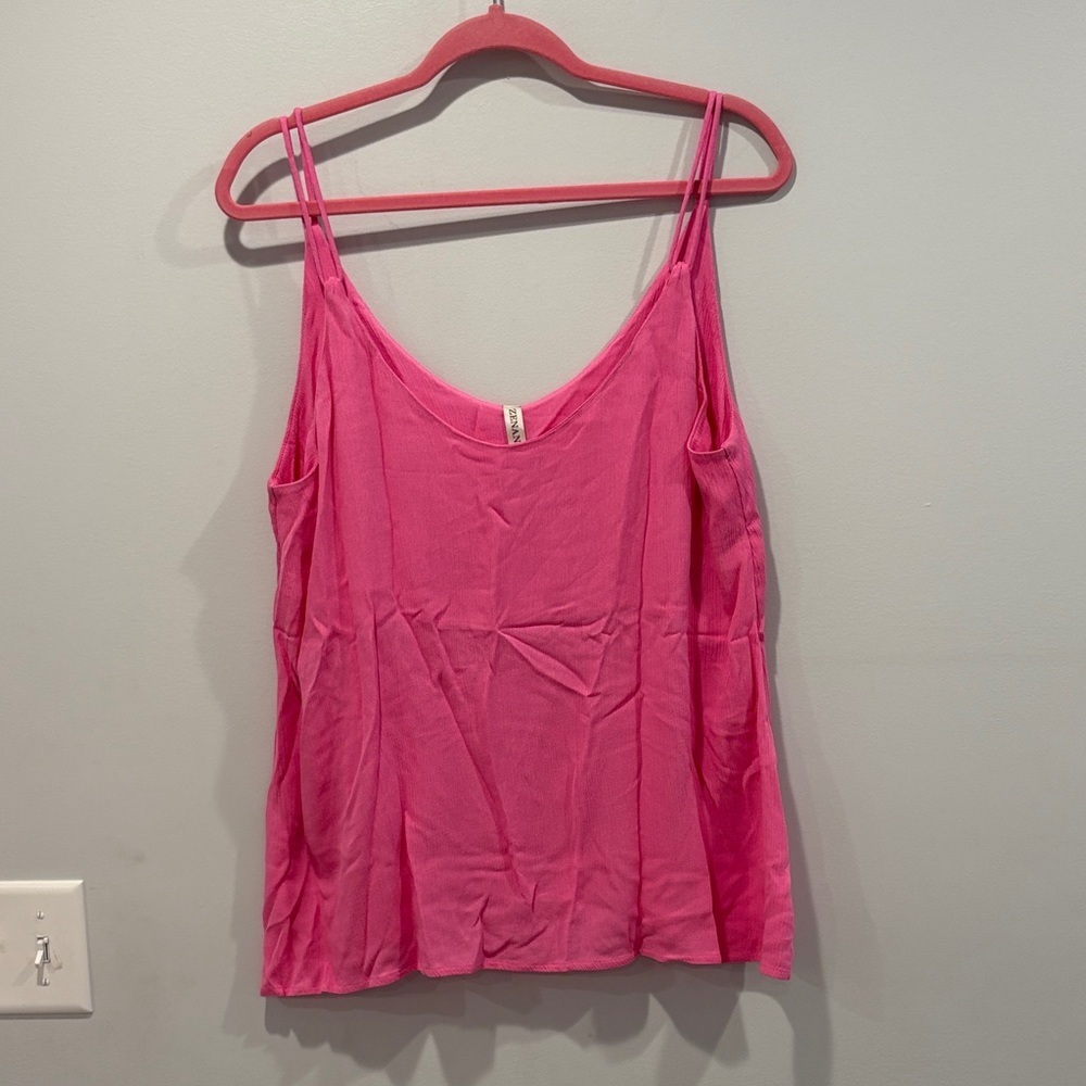 NWOT Zenana Outfitters Hot Pink Camisole